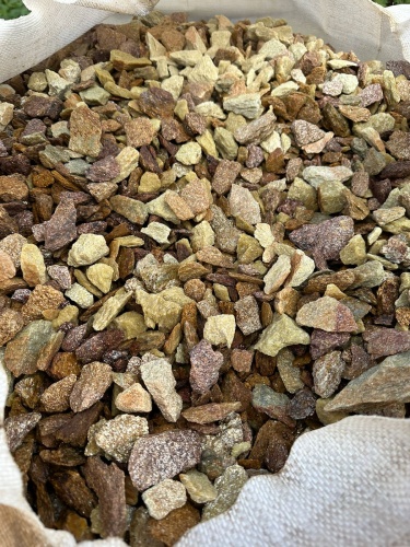 Златолит персиковый декоративная каменная крошка купить в Курганской области