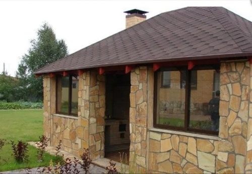 Плитняк златолит жёлтый для фасада 1,5-3 см купить в Курганской области