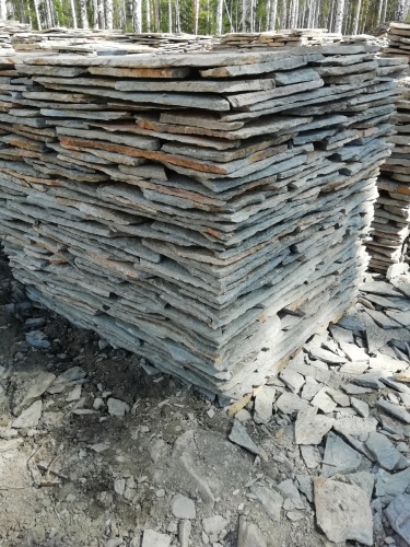 Плитняк златолит Уральский для цоколя, отмостки купить в Курганской области